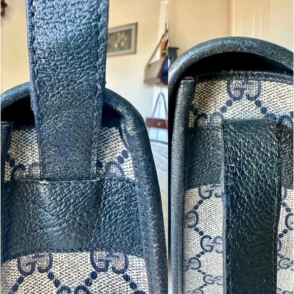 Gucci Navy PVC Crossbody Bag - Picture 11 of 16